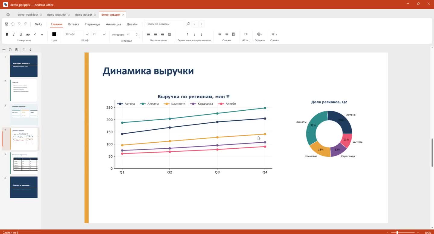 AlemOffice: редактор презентаций